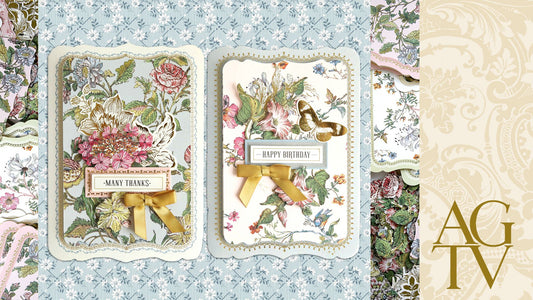 cards and components from the Wildflower Garden Card Making Kit