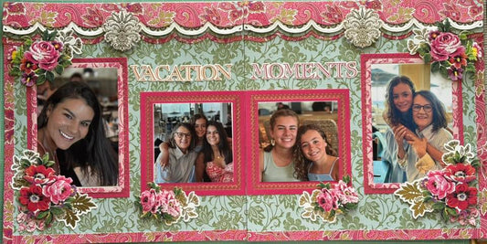 Simply Paisley layout with vacation photos