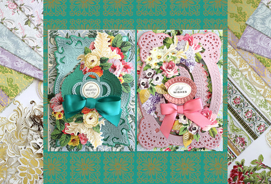 Members Only event surrounded by patterns, designs and papers