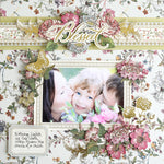 beautiful scrapbook made with the Simply Wildflower Card Making Kit