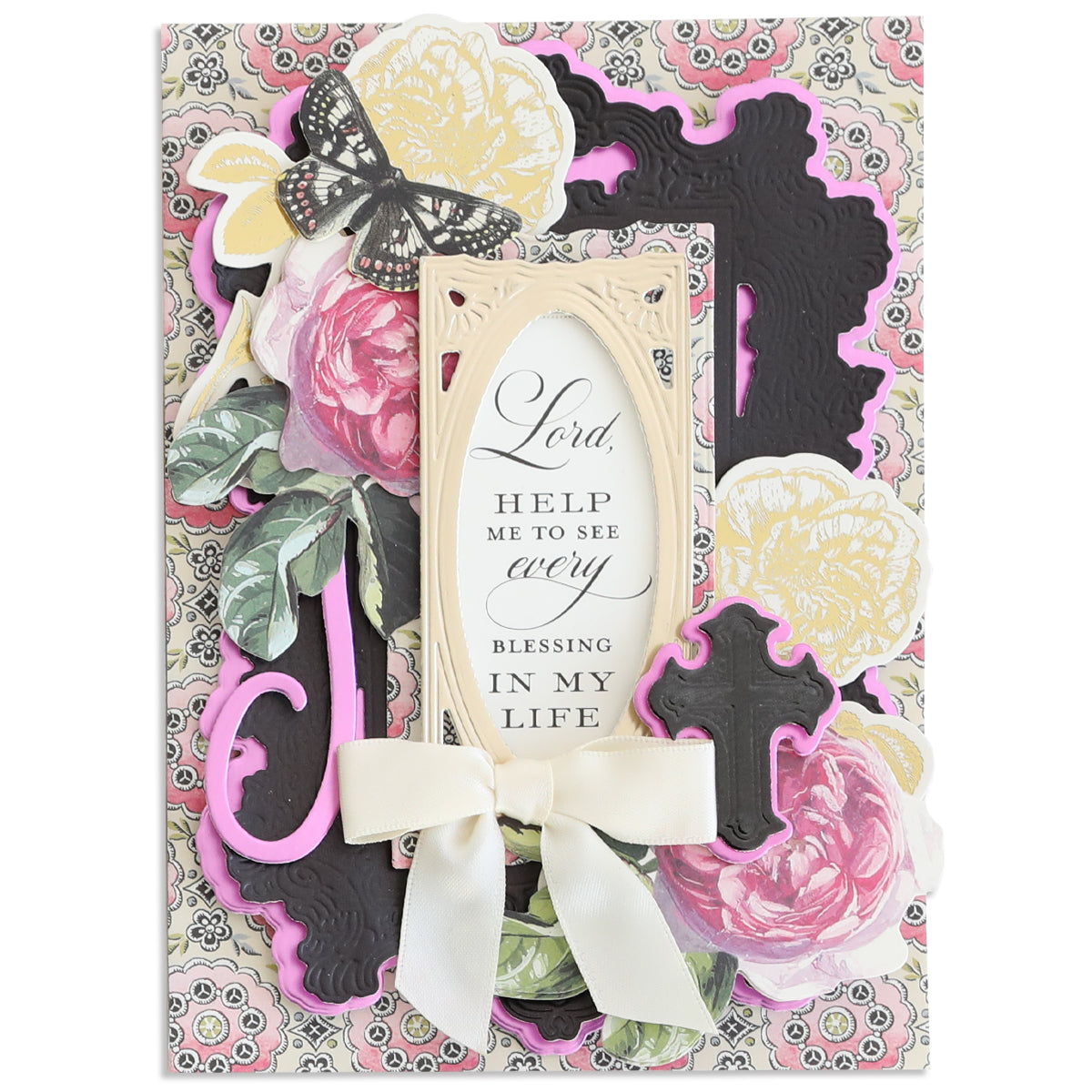 The Luxury Matte Foil Cardstock Champagne and Black is ideal for diecutting, featuring elegant matte foil with a chic champagne and black finish—perfect for creating decorative cards with flowers, butterflies, ornate borders, crosses, or bows.