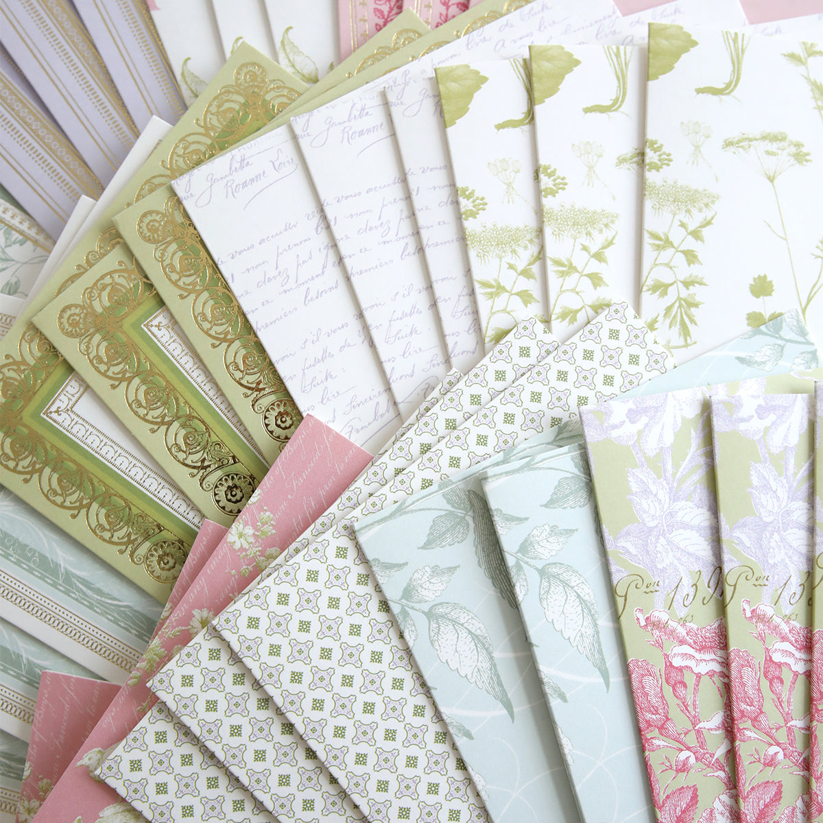 Create beautiful handmade cards with Antique Botanical Cards and Envelopes, featuring pastel-colored, patterned, and floral sheets inspired by vintage botanical art. Perfect for crafting and elegant card making.