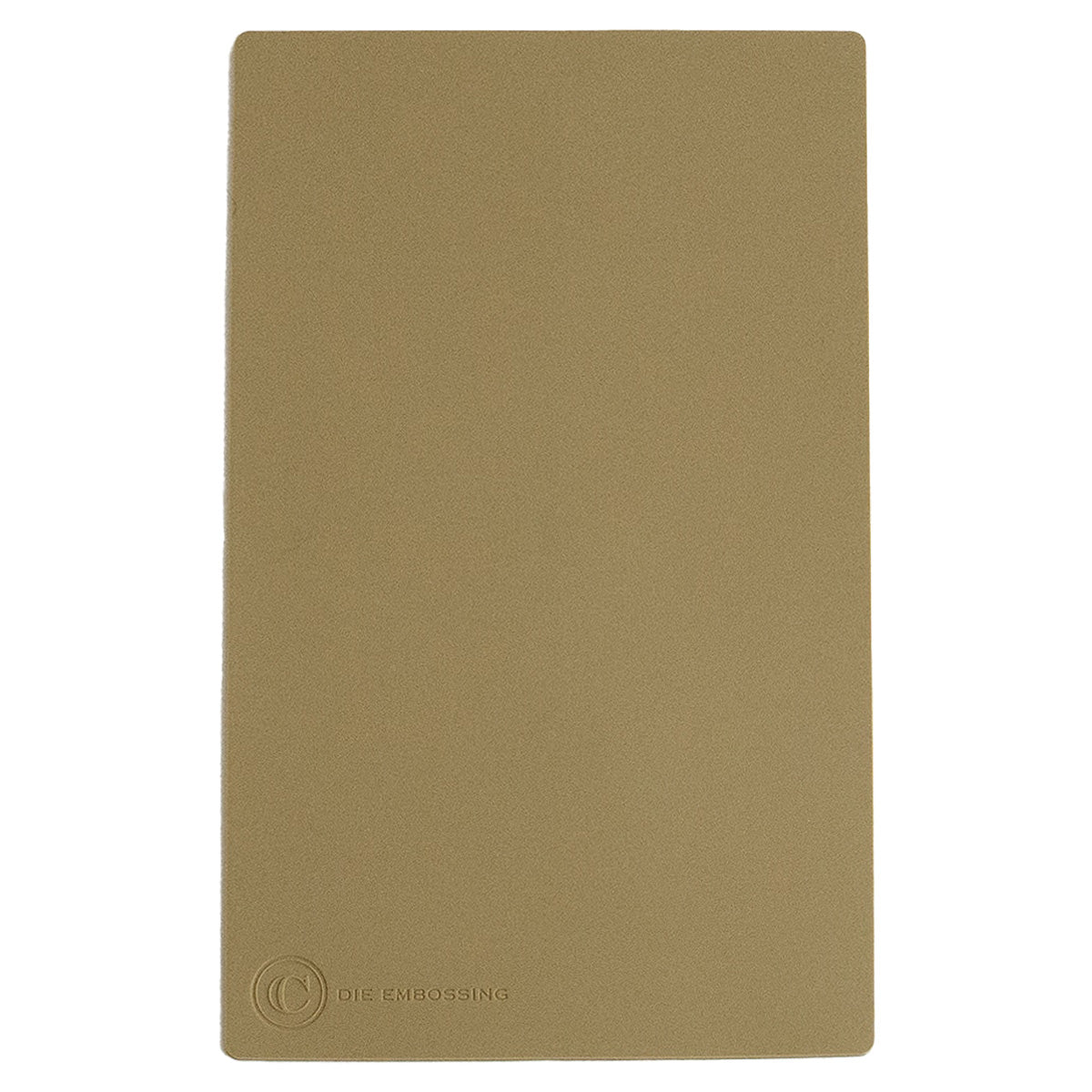 A plain olive green Empress Large Full Plate Set with a small circular logo at the bottom left corner.