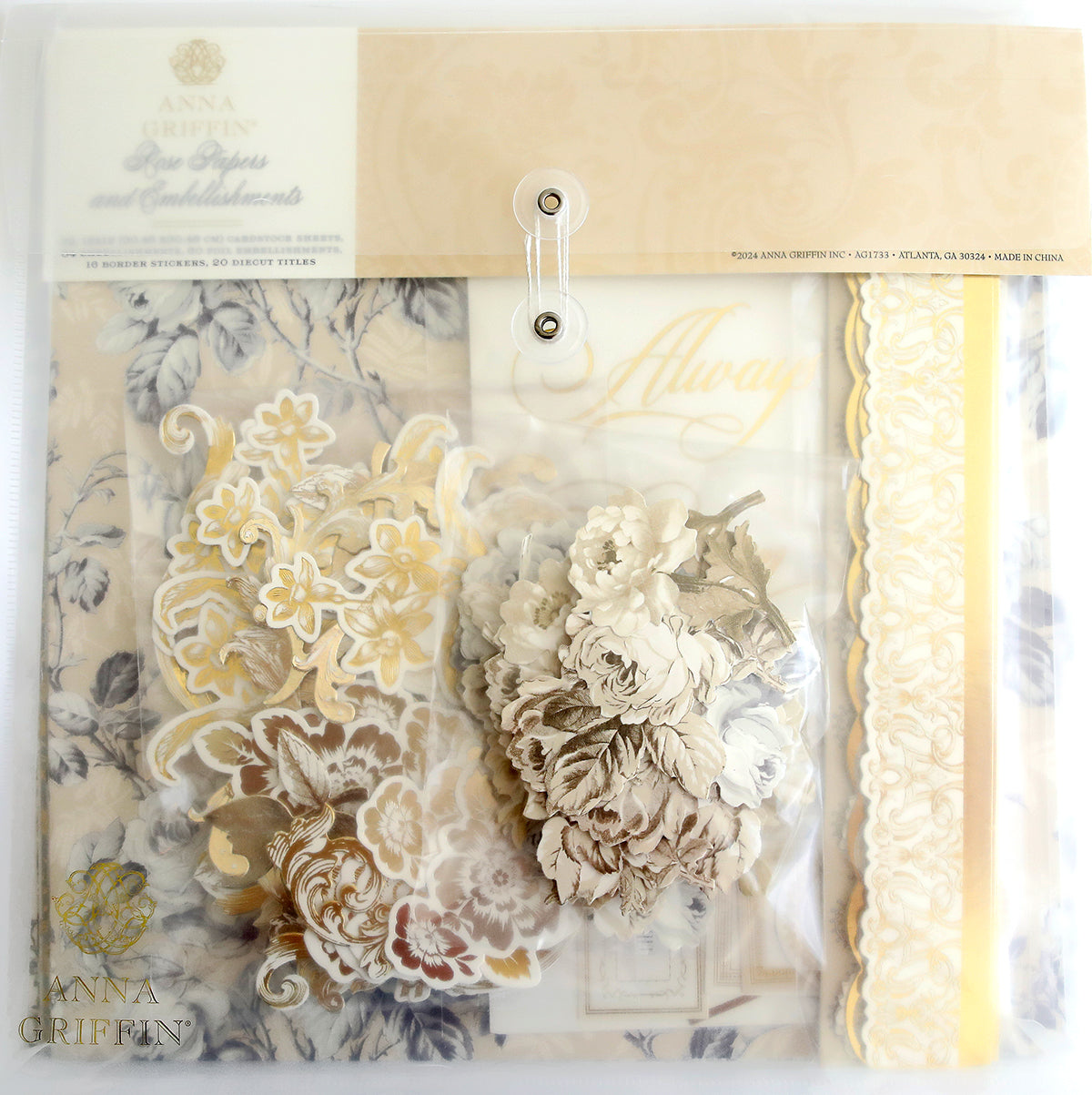 Anna griffin hot embellishments(5 sets)