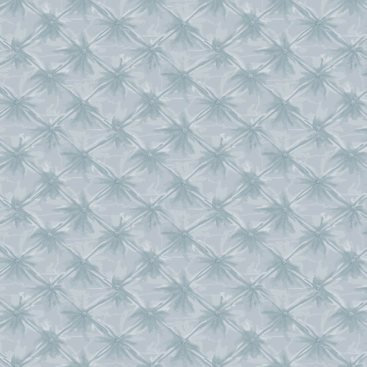 The 12x12 Francesca Tufted Blue Cardstock (5 sheets) features a light blue geometric pattern with repeating diamonds and starburst designs, creating a textured, symmetrical look. Part of the Francesca collection, it’s perfect for archival use.