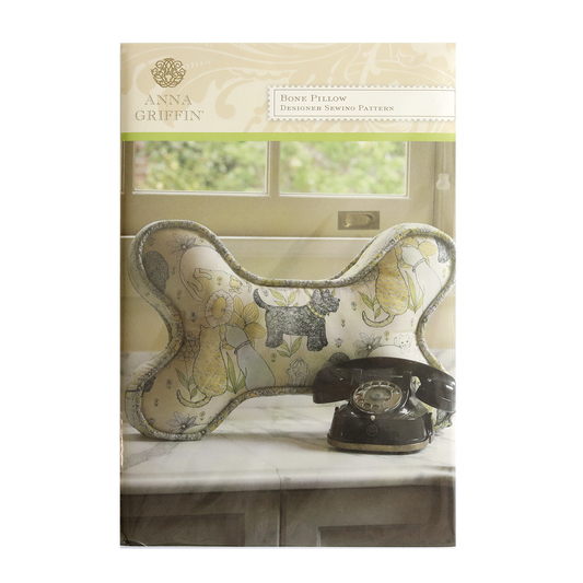 A Bone Pillow Pattern for a pet accessory book cover.