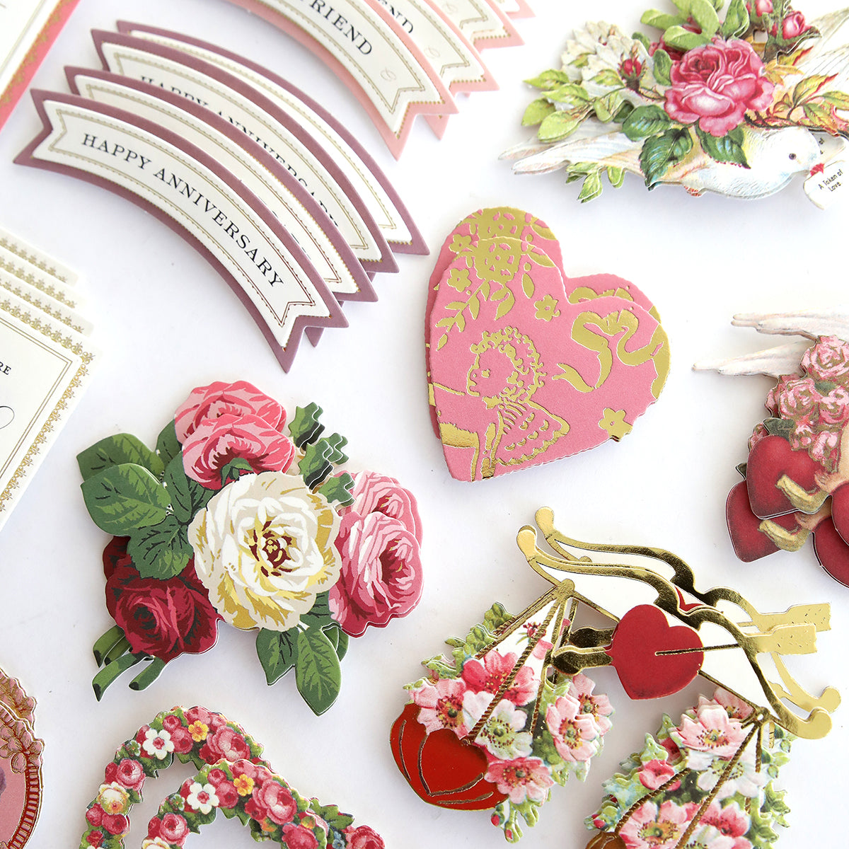 A storage folio perfect for keeping all your Romantic Stickers and Sentiments organized.