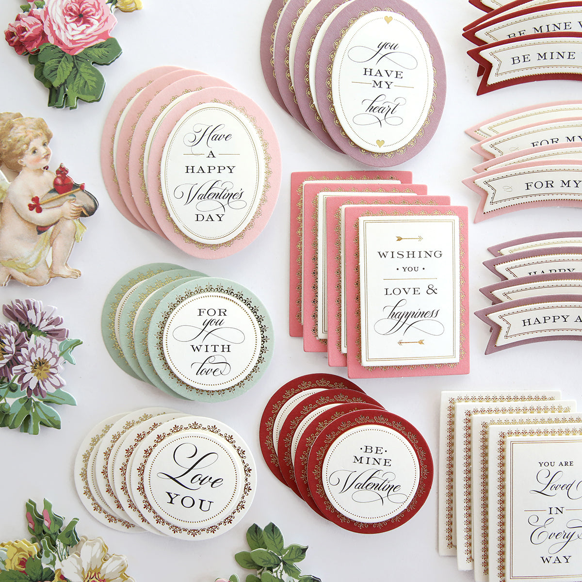 Celebrate Valentine's Day with Romantic Stickers and Sentiments and adorn your messages with charming stickers. Keep all your precious Valentine's Day memories organized in a convenient storage folio.