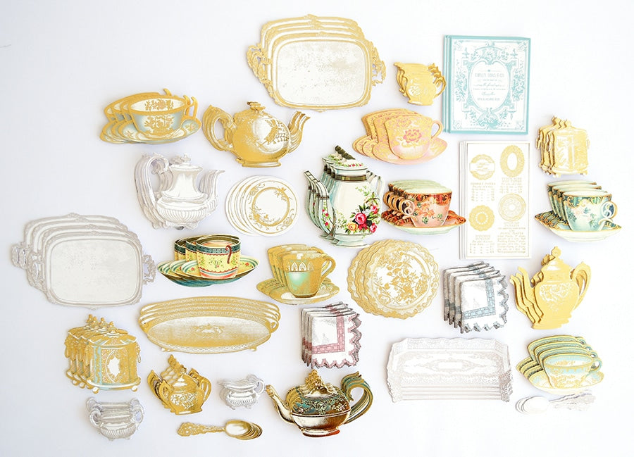 a table topped with lots of different types of items.