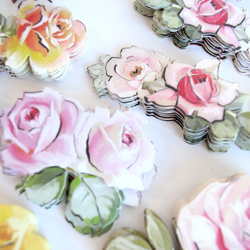 a close up of a bunch of flowers on a table.