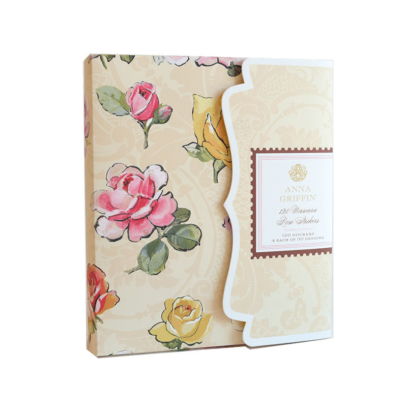 a book with a flower pattern on it.