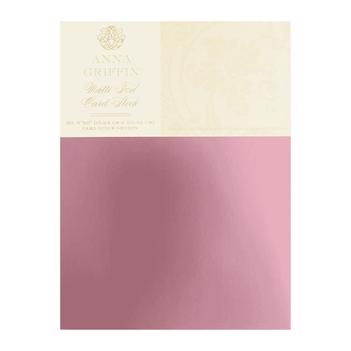 Anna Griffin Pastel Shiny and Matte 72-Piece Cardstock - Purple