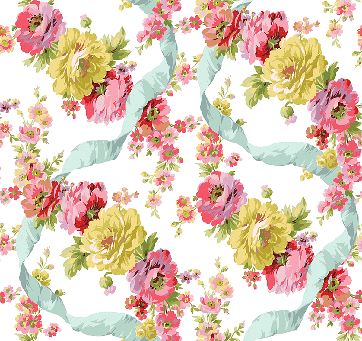 a white background with a bunch of flowers on it.