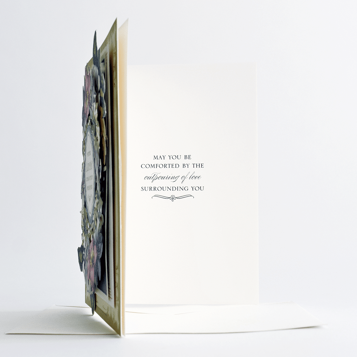 a greeting card with a picture of a couple.