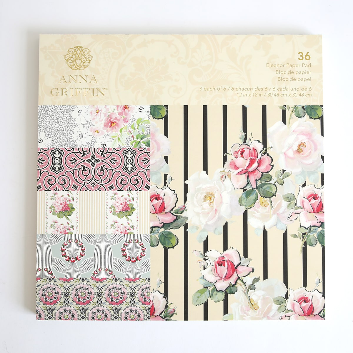 a book with a bunch of flowers on it.