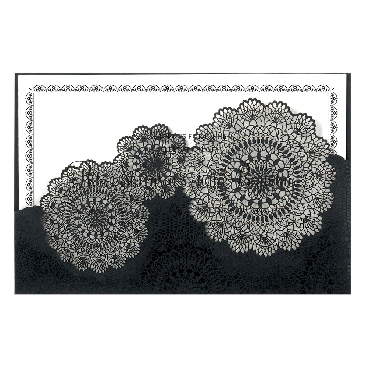a black and white drawing of three flowers.