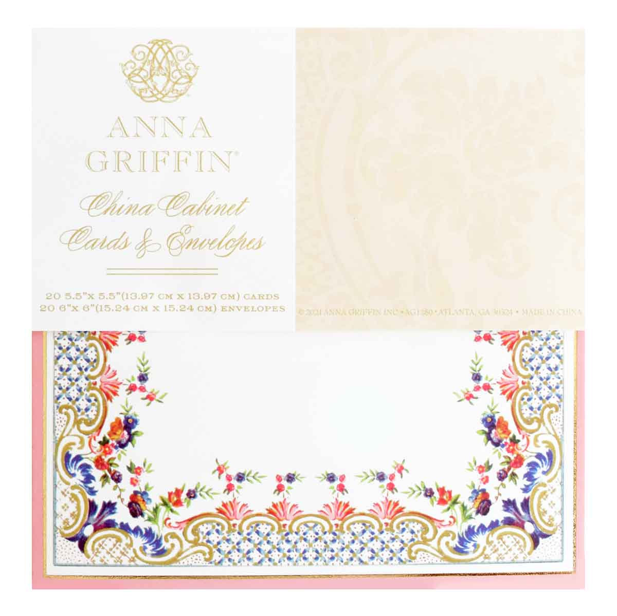 Anna Griffin China Cabinet School Supplies Craft Box - Graduation Card,  Thank You Card, Birthday Card Making Supplies for Adults - Homemade Card  Making Kits for Adults - Makes 20 Finished Cards