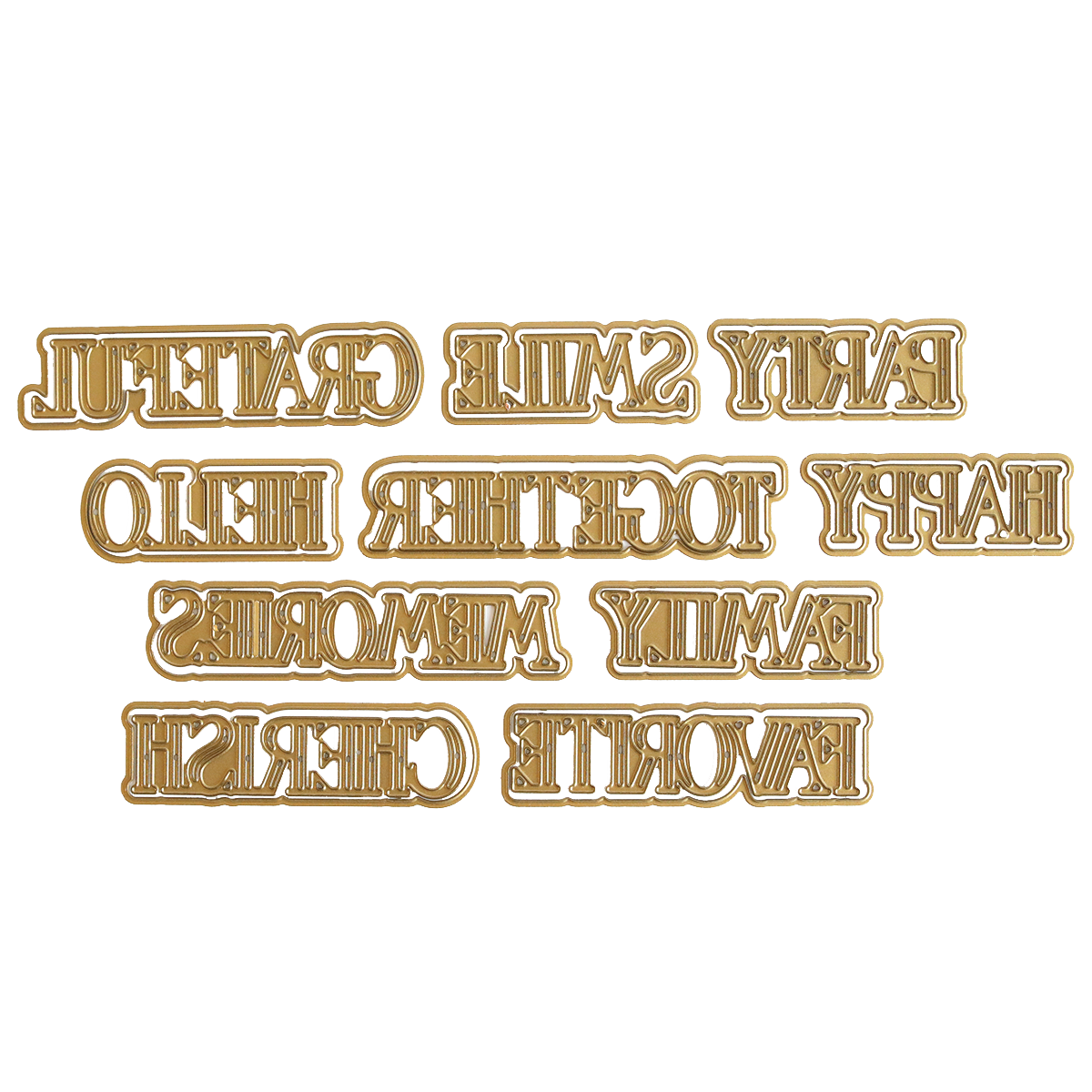 some type of lettering that says happy smile grateful happy together hello family memories favorite cher.