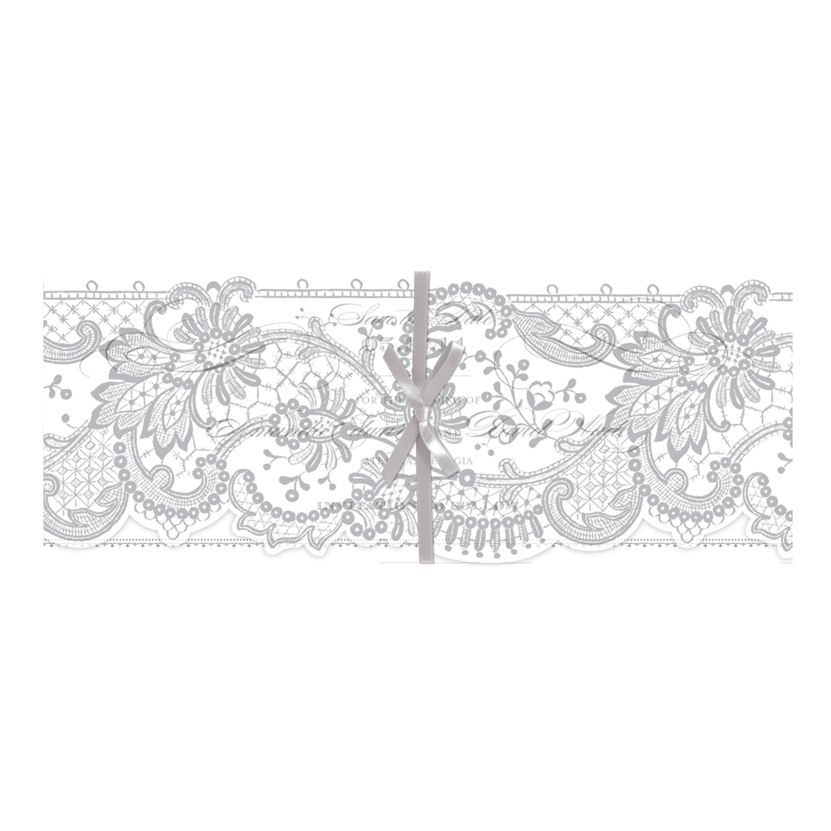 a drawing of a lace curtain with a white background.
