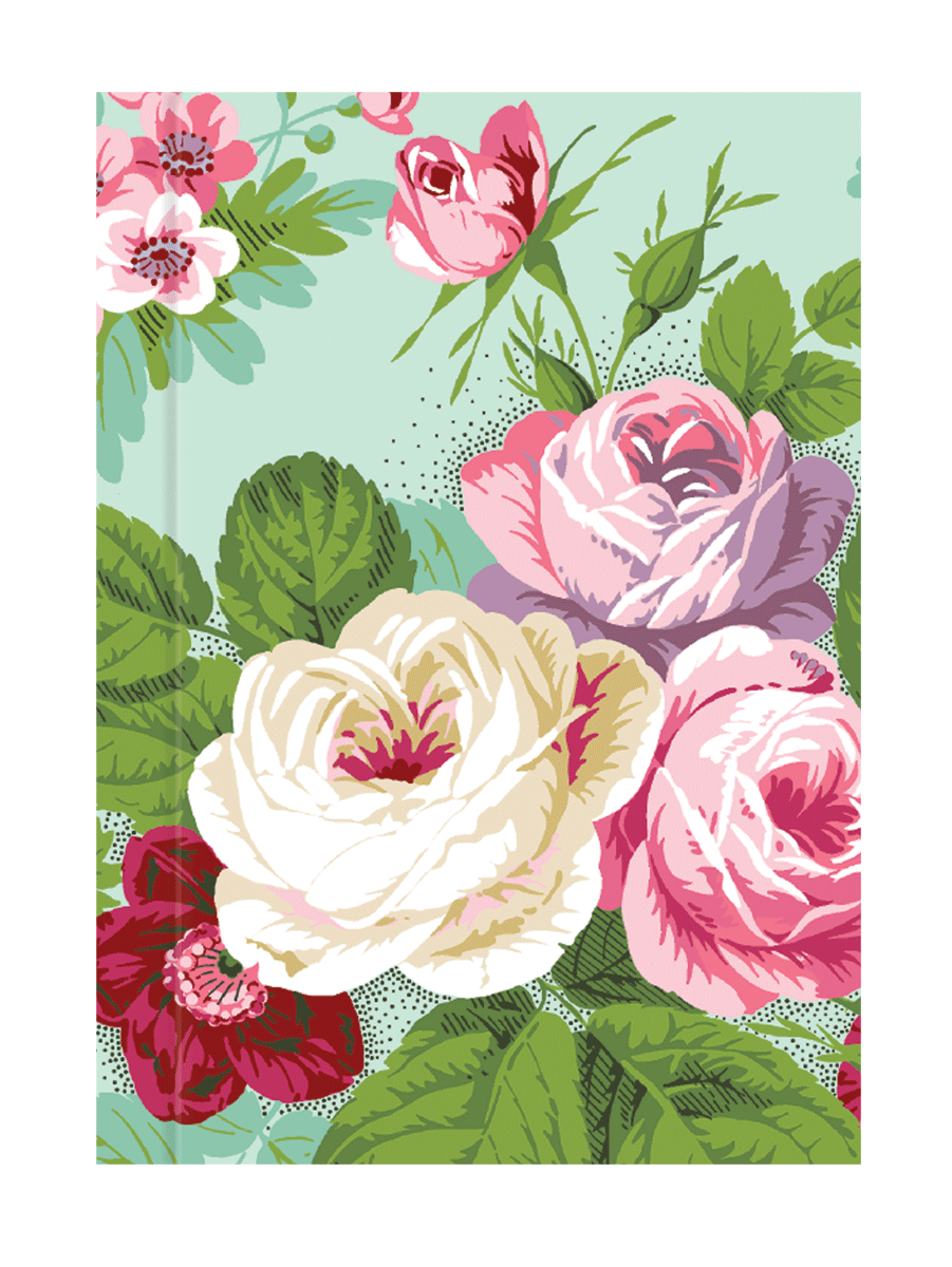 a picture of a bunch of flowers on a blue background.