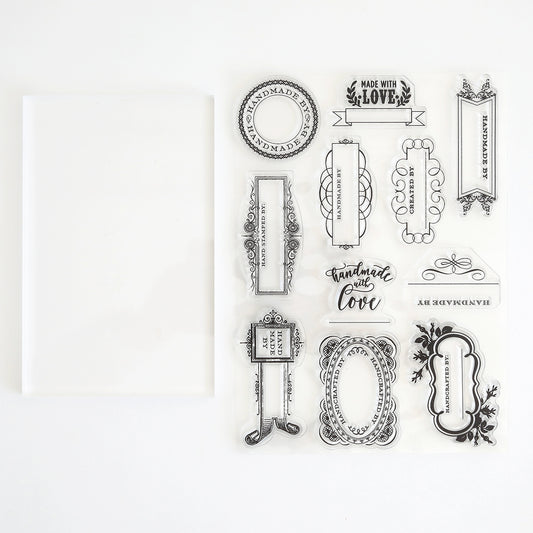 a picture of some type of stickers on a white surface.