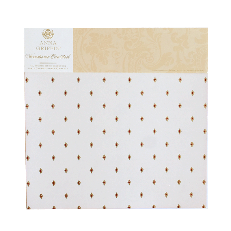 Anna Griffin 12 x 12 Handsome Card Stock - 48 Sheets