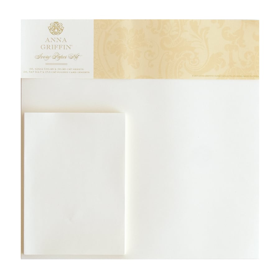 Anna Griffin Ivory Paper and Blank Card Inserts
