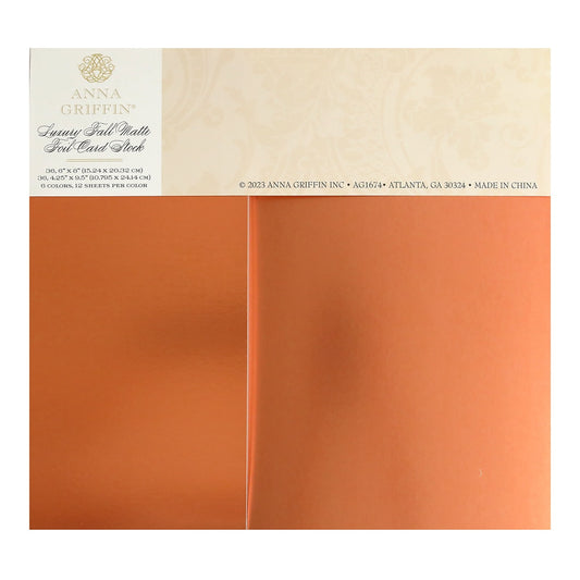 A package with a Luxury Fall Matte Foil Cardstock.