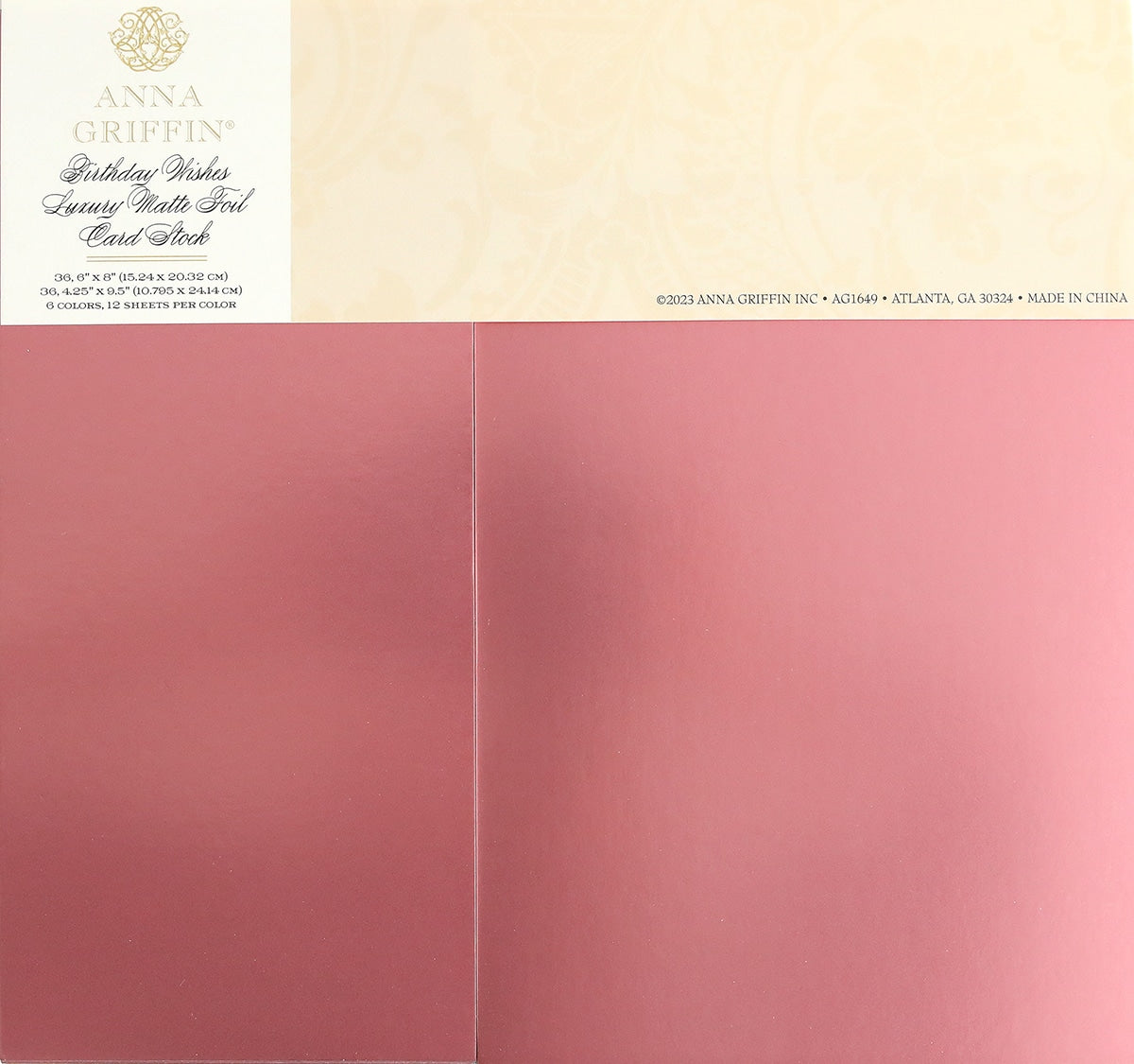 Foil Matte Cardstock Bundle, Rose Gold – Anna Griffin Inc.