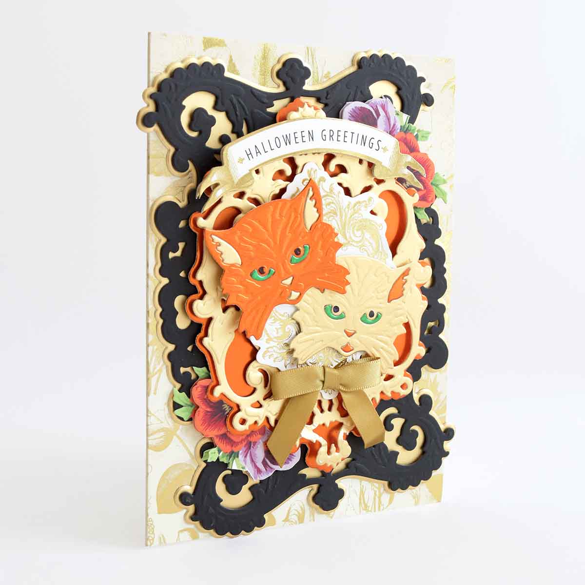 a card with a picture of a cat on it.