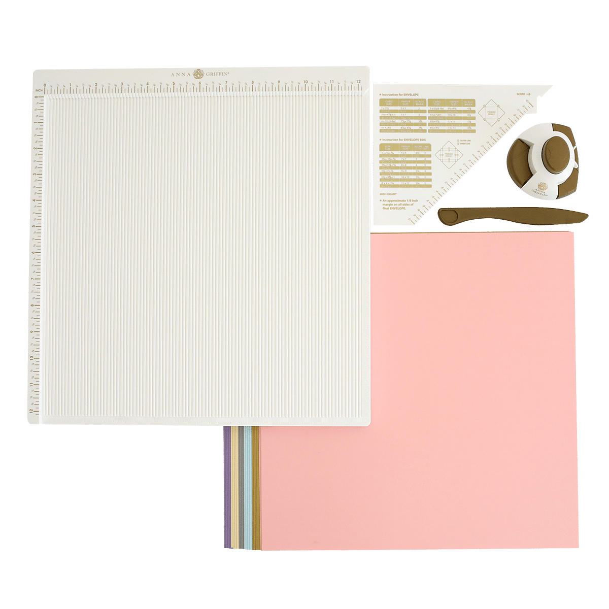 Vaessen Creative Easy Inches Scoring Board for Card Making and