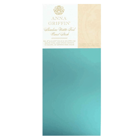 a blue and white bookmark with a gold emblem on it.