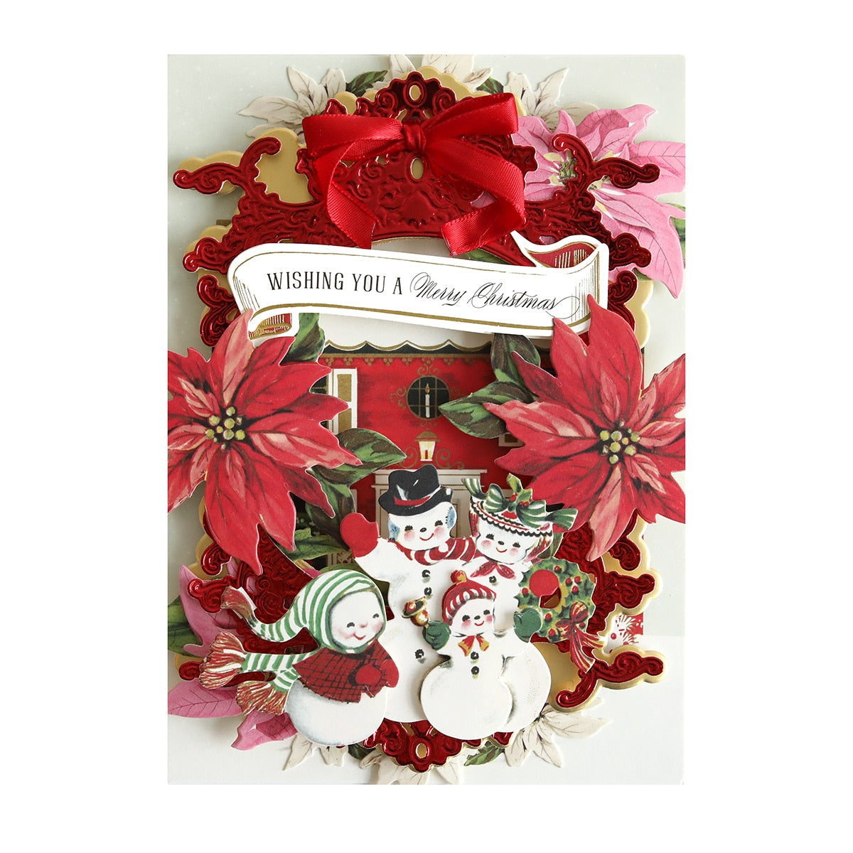 a christmas card with Snow People Sticker Bundle.