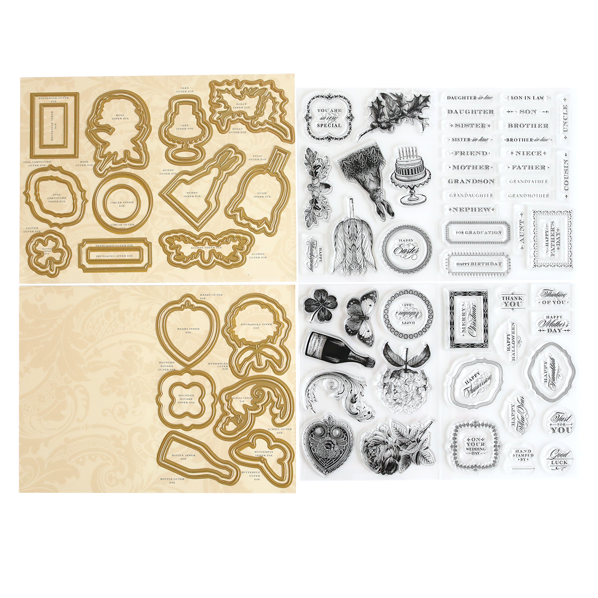 Treasury Clear Stamps and Dies