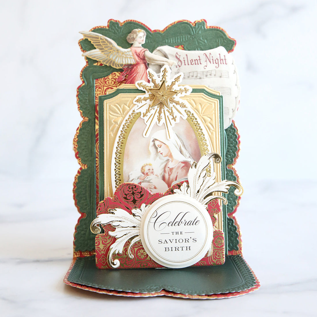 Christmas 3D Interactive Pulley Dies- Made Easy