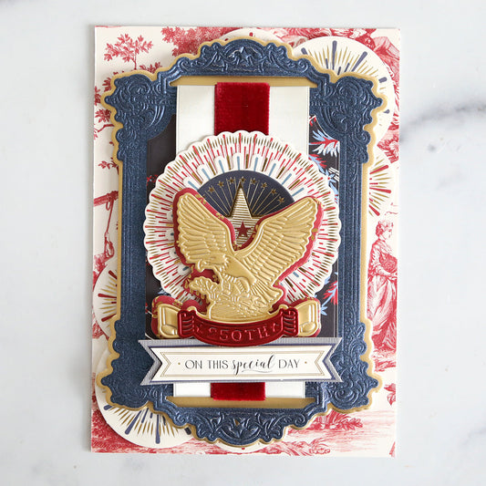 Pretty Patriotic 3D Frame Dies- Made Easy