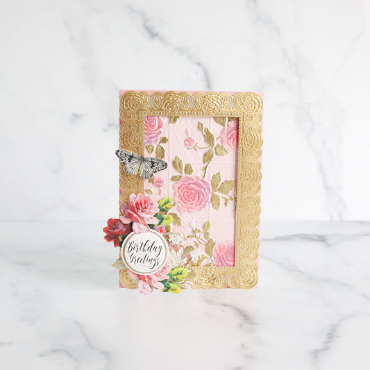 Trellis and Pergola 3D Embossing Folders + Empress 3D Embossing Plates- Made Easy