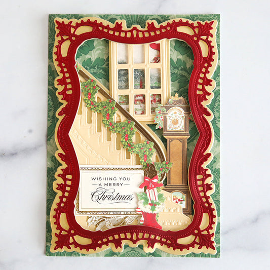 Grand Staircase Dies and Garland Staircase Diecut Embellishments- Made Easy