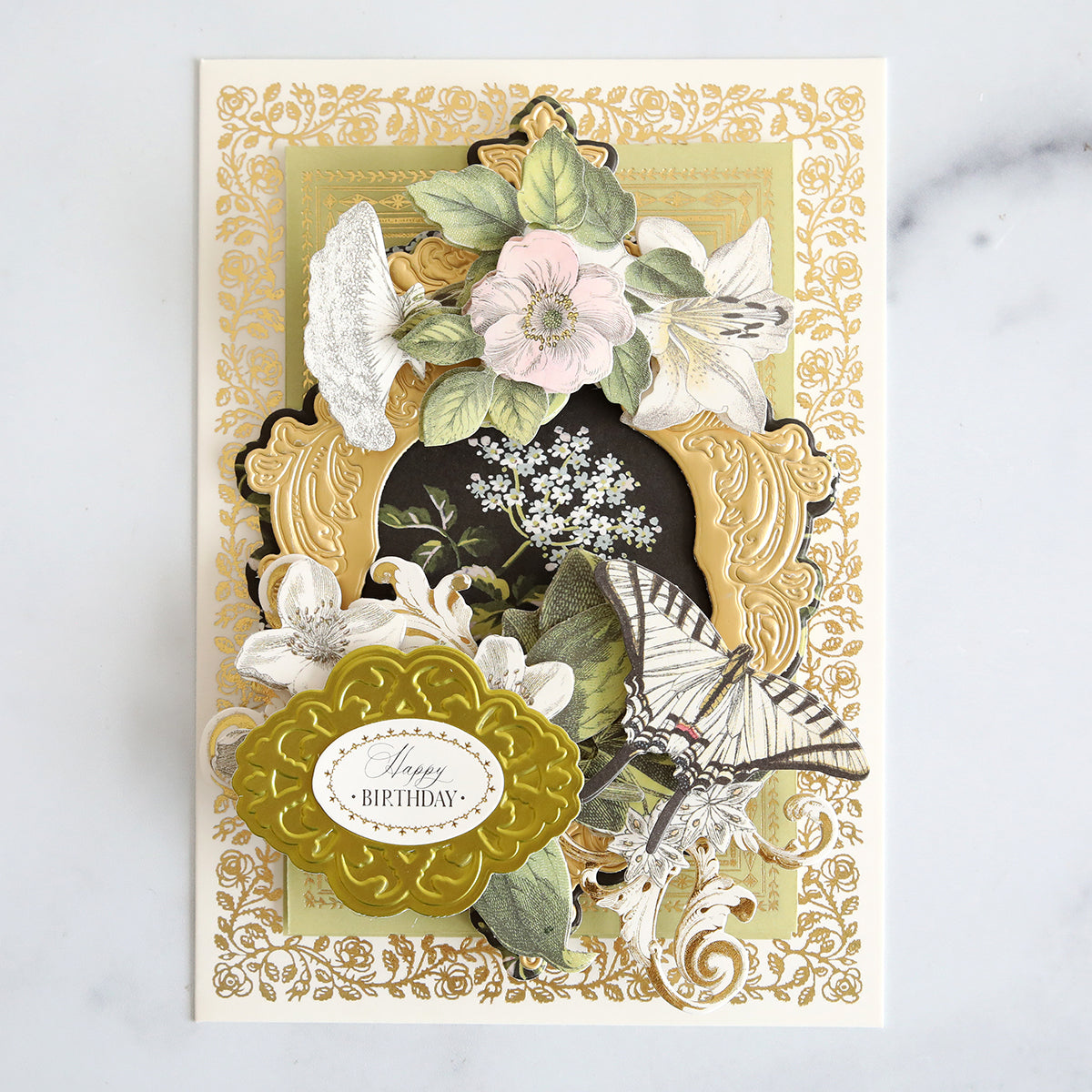 45302 Folder Celebration Cartouche Folders and Stickers- Made Easy – Anna Griffin Inc.