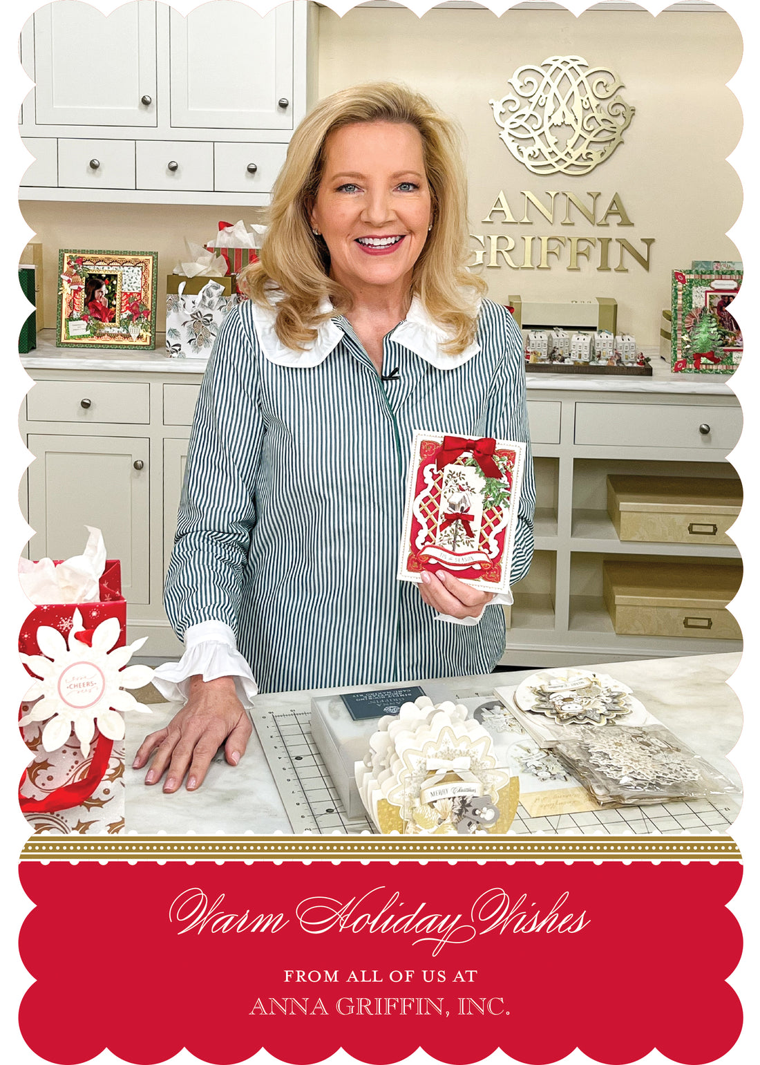 Anna Griffin Inc. Christmas card