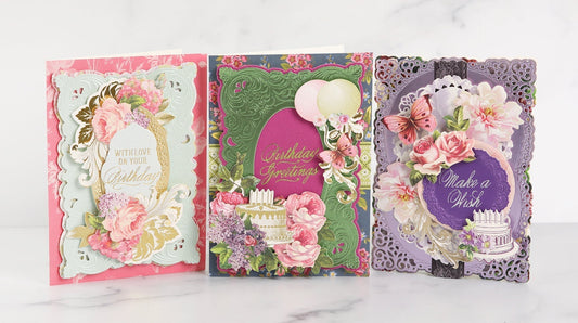 Small Birthday Sentiment Foil Plates- Made Easy
