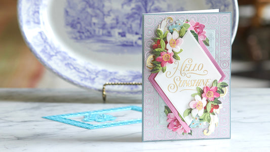 Summer Frame and Sentiment Gilded Foil Frame Plates- Made Easy