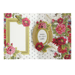 one of the new swing out dies cards made with the Floral Papers and Embellishments