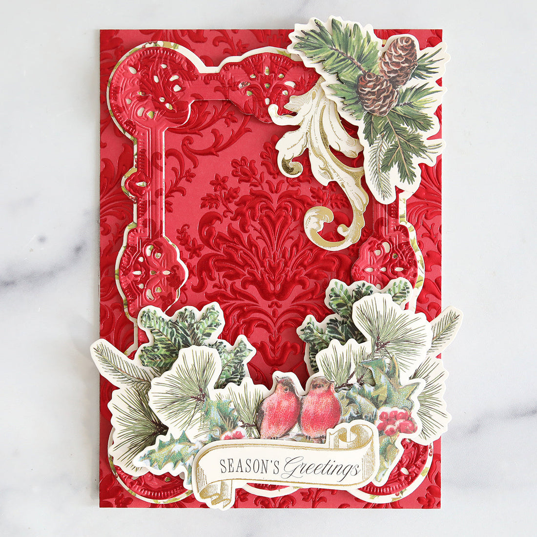 Holiday Tonal Foil Cardstock- Made Easy