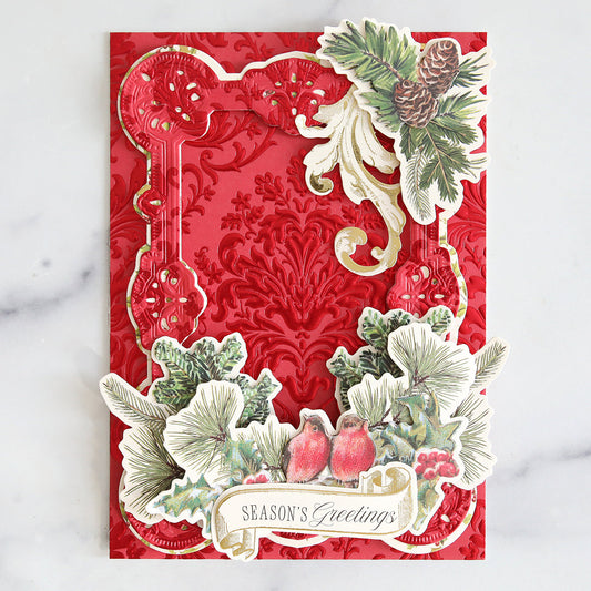 Holiday Tonal Foil Cardstock- Made Easy