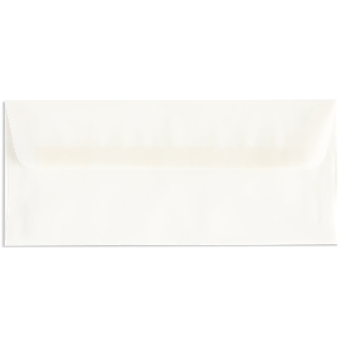 A 10 Pack of Vellum Envelopes, each measuring 9.5″ x 4.125″, is displayed sealed and front-facing on a white background—ideal for sending elegant invitations or as classic mailing envelopes.