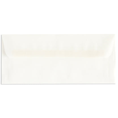 A 10 Pack of Vellum Envelopes, each measuring 9.5″ x 4.125″, is displayed sealed and front-facing on a white background—ideal for sending elegant invitations or as classic mailing envelopes.