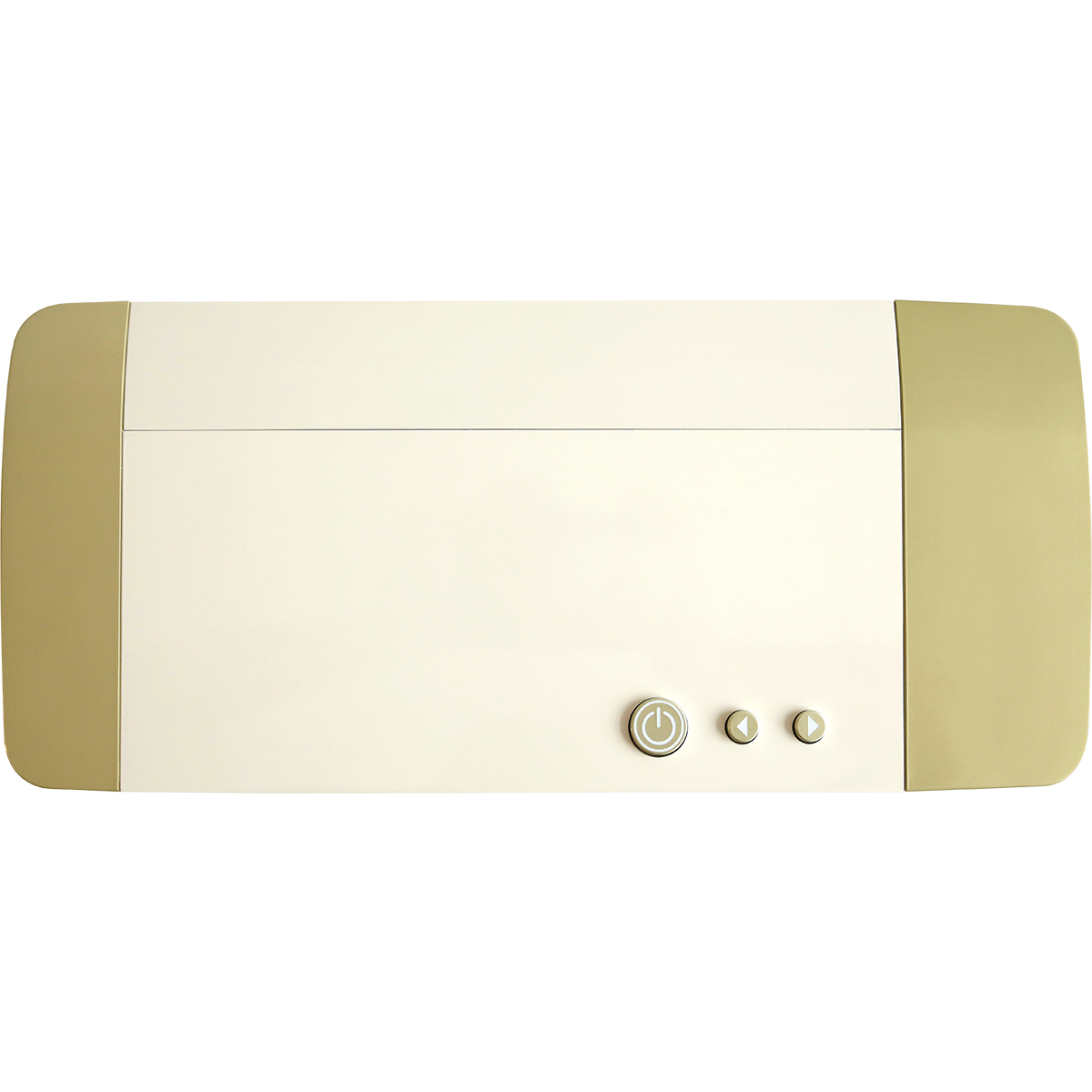 A rectangular, cream and beige Empress Elite Machine with Large and 13" Plates, featuring three control buttons on the front panel.