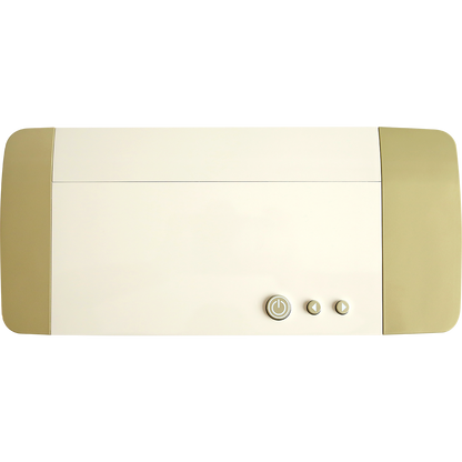 A rectangular, cream and beige Empress Elite Machine with Large and 13" Plates, featuring three control buttons on the front panel.