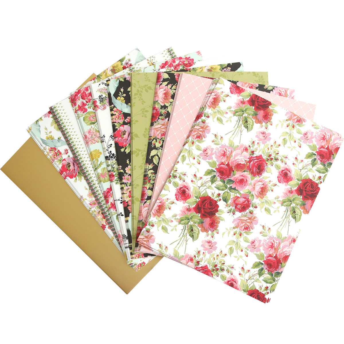 Find It Trading Beautiful Garden 4K Linen Cardstock Pack